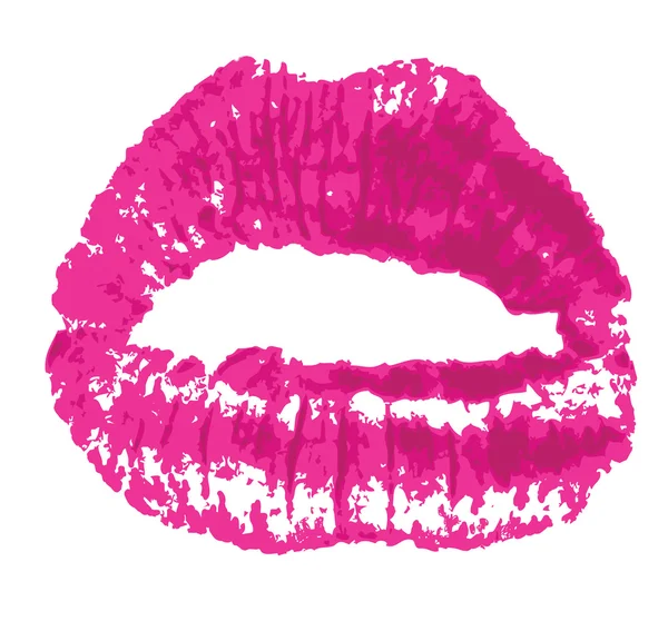 Marque des lèvres — Image vectorielle