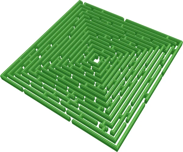 3D-Labyrinth — Stockvektor