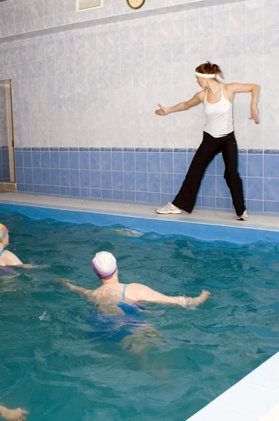 stock image Water aerobics