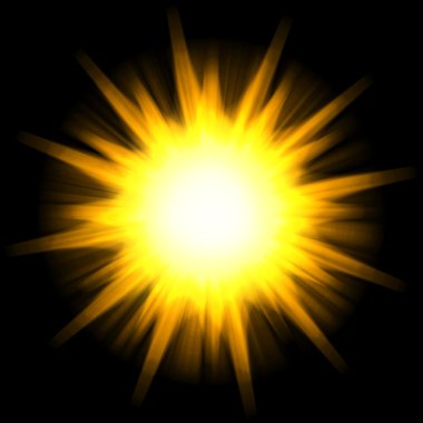 Solar Star Burst clipart