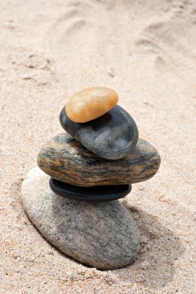 부드러운 스택된 바위 — 스톡 사진