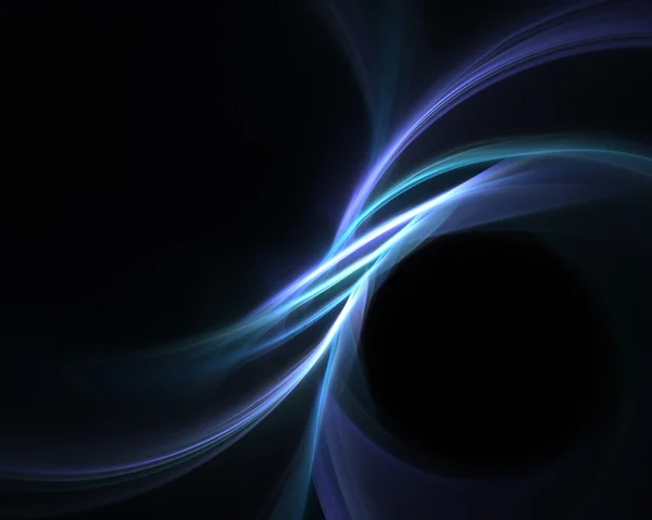 Blå fraktal plasma bakgrund — Stockfoto