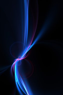 Glowing Blue Plasma Strands Background clipart