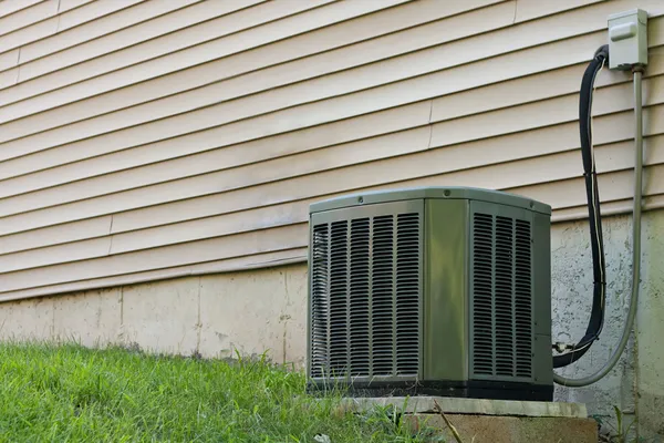 Residential Central Air Conditioner Unit — Stock Photo, Image