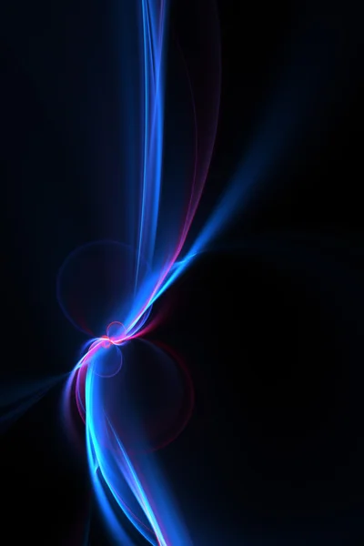 Glühend blaue Plasmastränge Hintergrund — Stockfoto