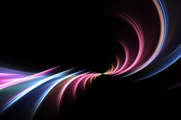 シュールな抽象的な虹フラクタル背景 — ストック写真