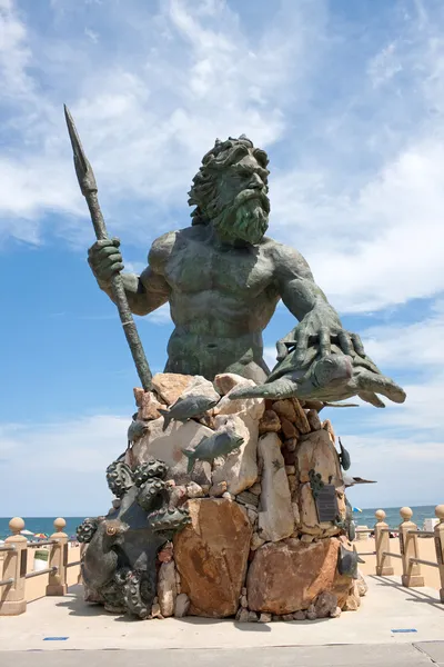 Koning neptune monument in virginia beach — Stockfoto