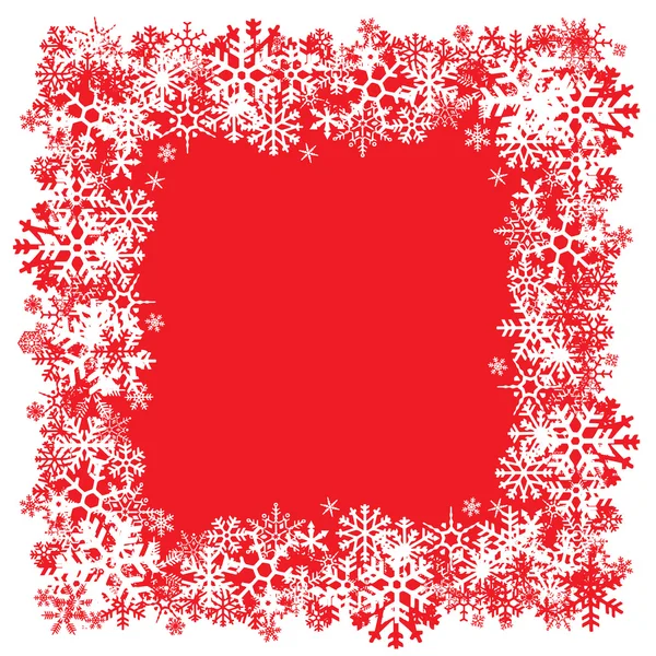 Disposition des flocons de neige — Image vectorielle