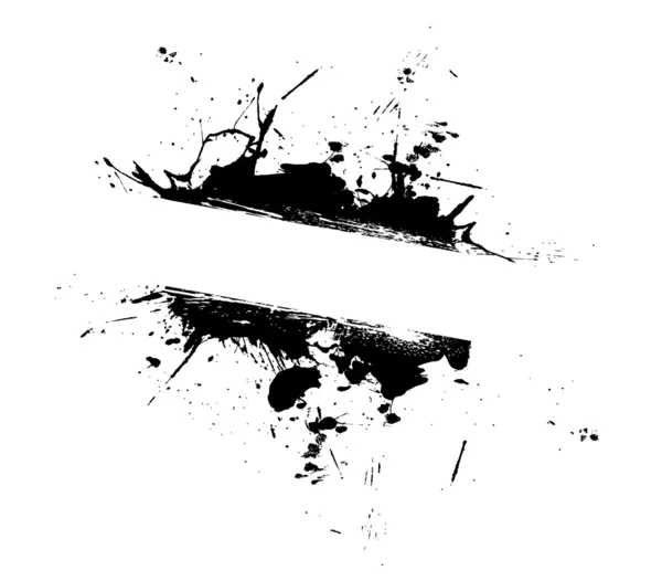 Grunge malování stříkací — Stockový vektor