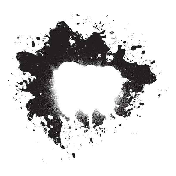 Splattered Paint Grunge Element — Stock Vector