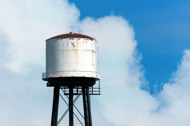 Old and Rusty Water Tower clipart