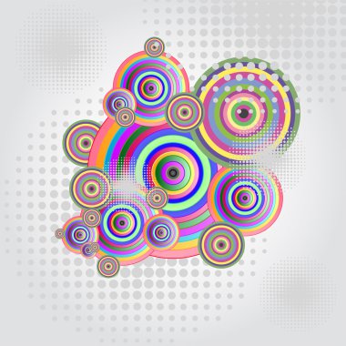 Abstract circles clipart