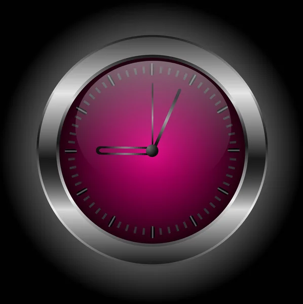 Horloge lumineuse — Image vectorielle