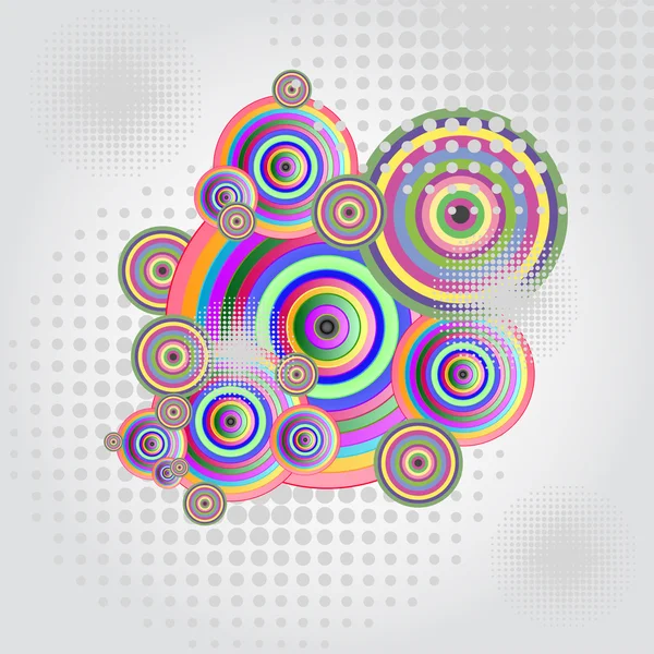 Cercles abstraits — Image vectorielle