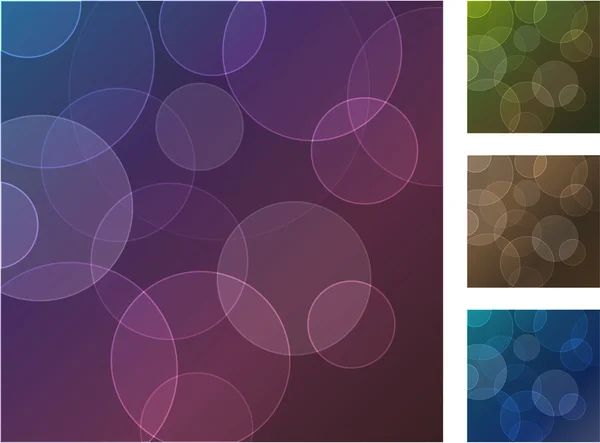 Set of four backgrounds — Stock Vector