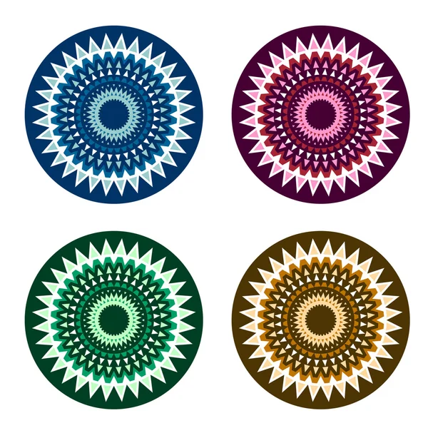 Circle ornaments — Stock Vector