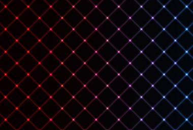 Abstract neon grid background clipart