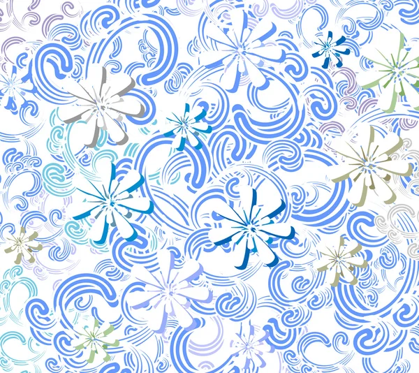 Fleurs d'hiver fond. — Image vectorielle