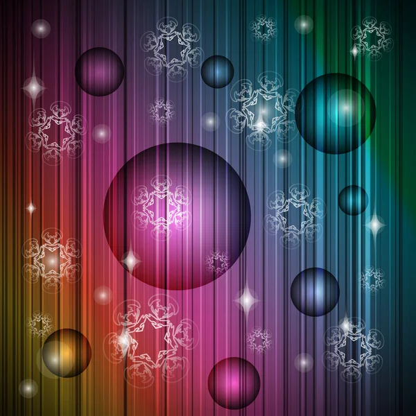 Neon nuovo anno sfondo di Natale — Vettoriale Stock