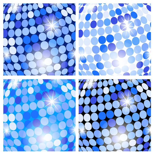 Abstract blue backgrounds with circles — Stock Vector