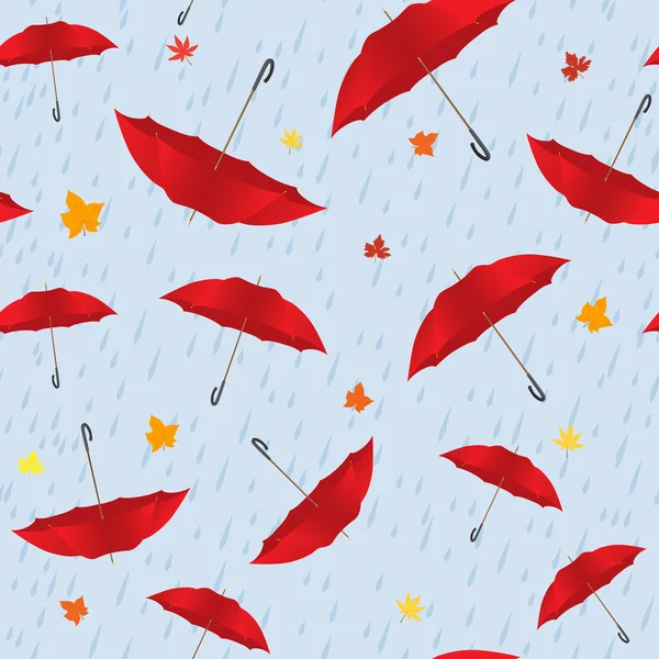 Umbrella seamless — Stock Vector
