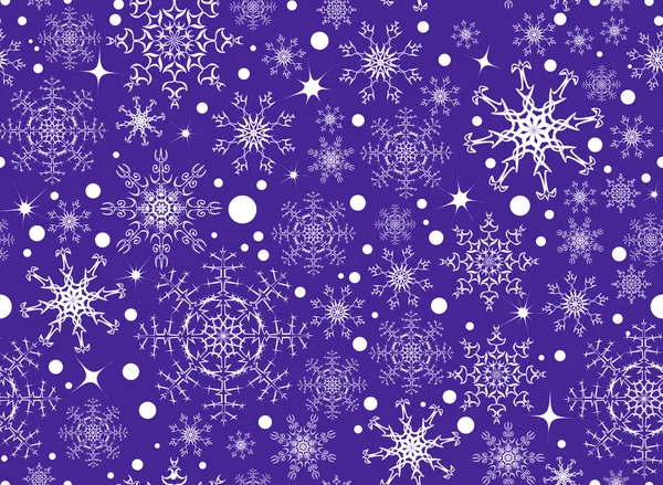 Patrón de copo de nieve — Archivo Imágenes Vectoriales