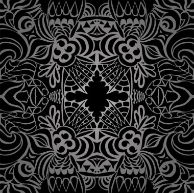 Tatoo black taboo pattern clipart