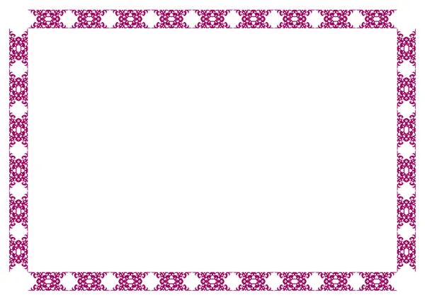 Фиолетовая декоративная рамка — стоковый вектор