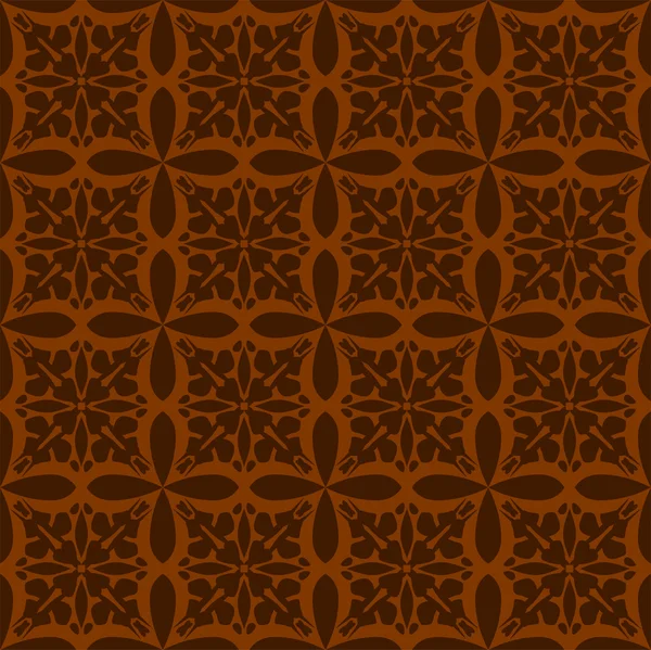 棕色巧克力优雅的无缝模式 — 图库矢量图片
