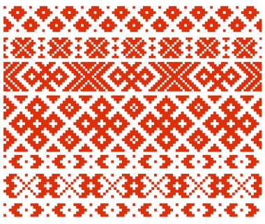 Beyaz Rusya geleneksel süsleme sekiz