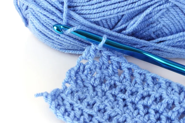 Crochet crochet et laine — Photo