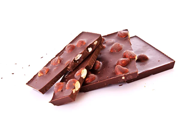 Csokoládé dióval — Stock Fotó