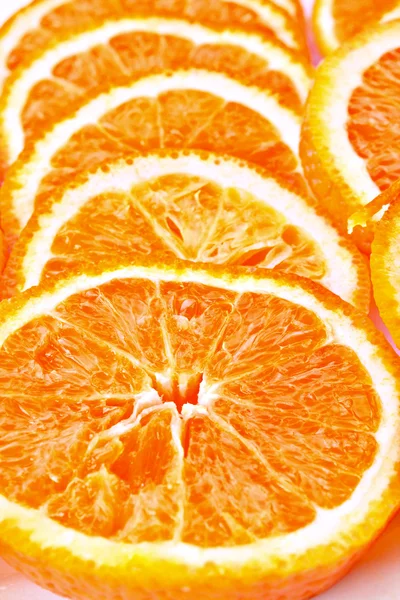 许多片的橘子 — 图库照片