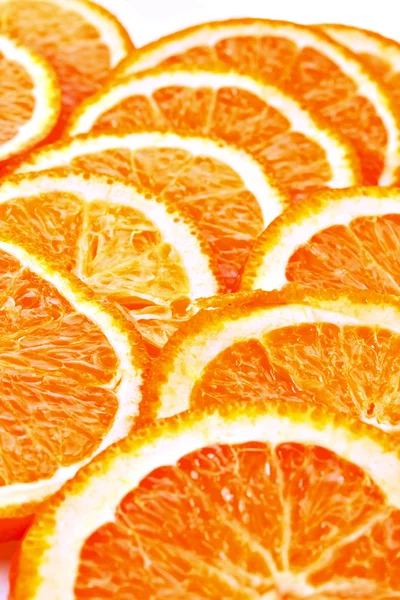 Birçok dilimlenmiş portakal — Stok fotoğraf