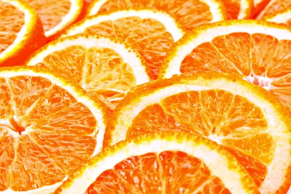 Birçok dilimlenmiş portakal — Stok fotoğraf