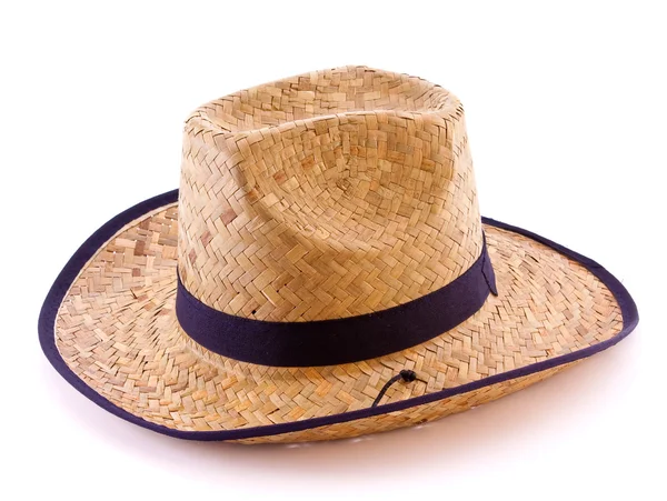 Kovboy şapkası, üzerinde beyaz izole — Stok fotoğraf
