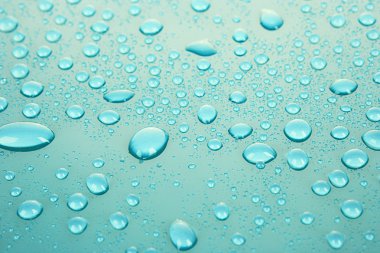 Water Drops background with big and small drops clipart