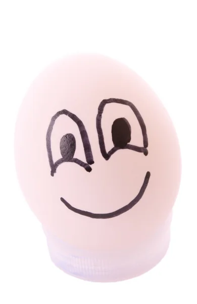 На п'єдесталі яйце — стокове фото