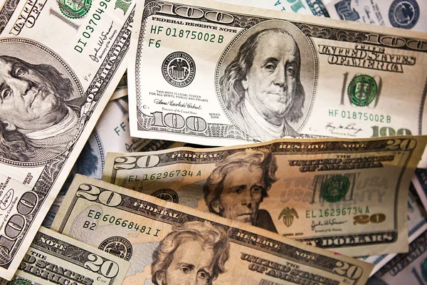 Dollar banknotes — Stock Photo, Image