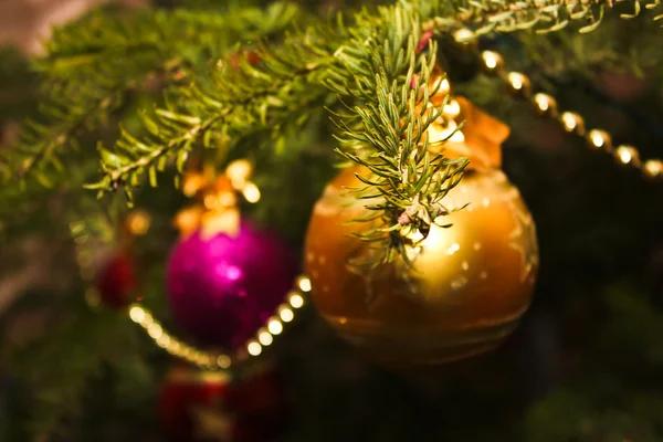 Año nuevo y decoración de Navidad —  Fotos de Stock