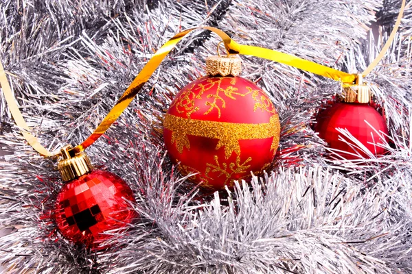 Új év és karácsonyi dekorációk — Stock Fotó
