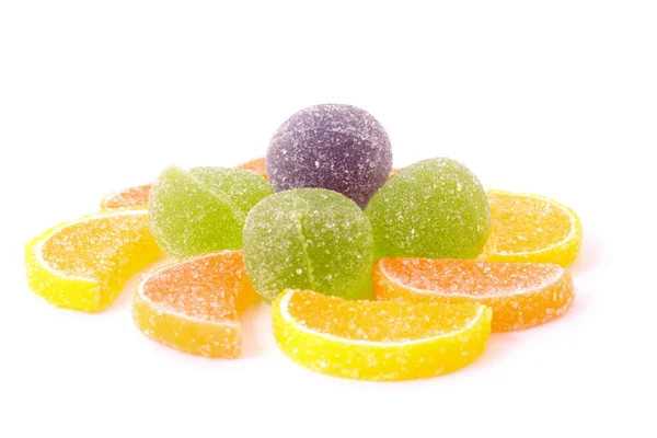 Gelée de fruits isolée sur blanc — Photo