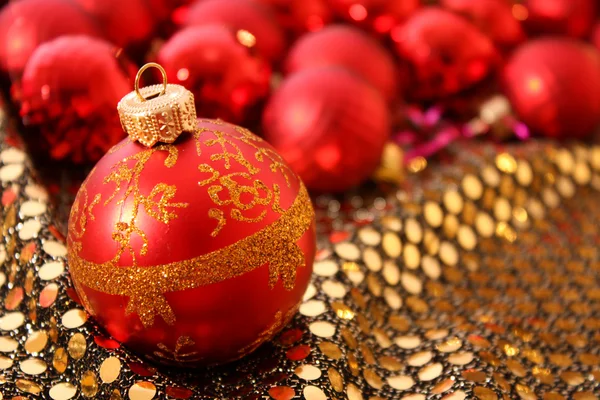 Bola de vidro de decoração de Ano Novo — Fotografia de Stock