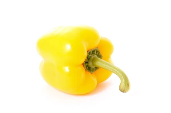 Peper giallo isolato su bianco — Foto Stock