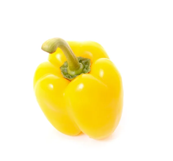 Yellow peper isolated on white — Stock Photo, Image
