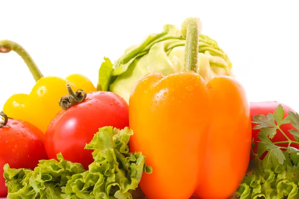 Vegetables isolated on white — Stock Photo, Image