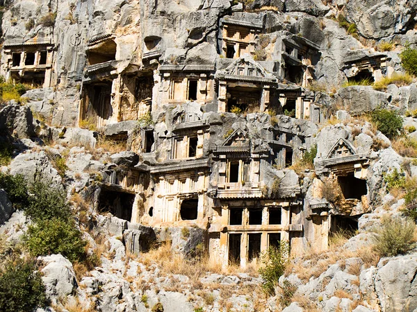 Stock image Ancient Necropolis in rock