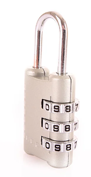 Digital combination lock isolated on white — Stock Photo, Image