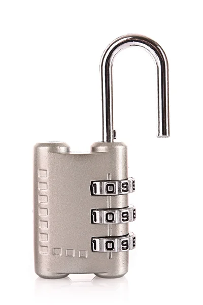 Digital combination lock isolated on white — Stock Photo, Image