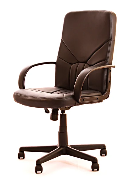 Cadeira de escritório isolado em branco — Fotografia de Stock